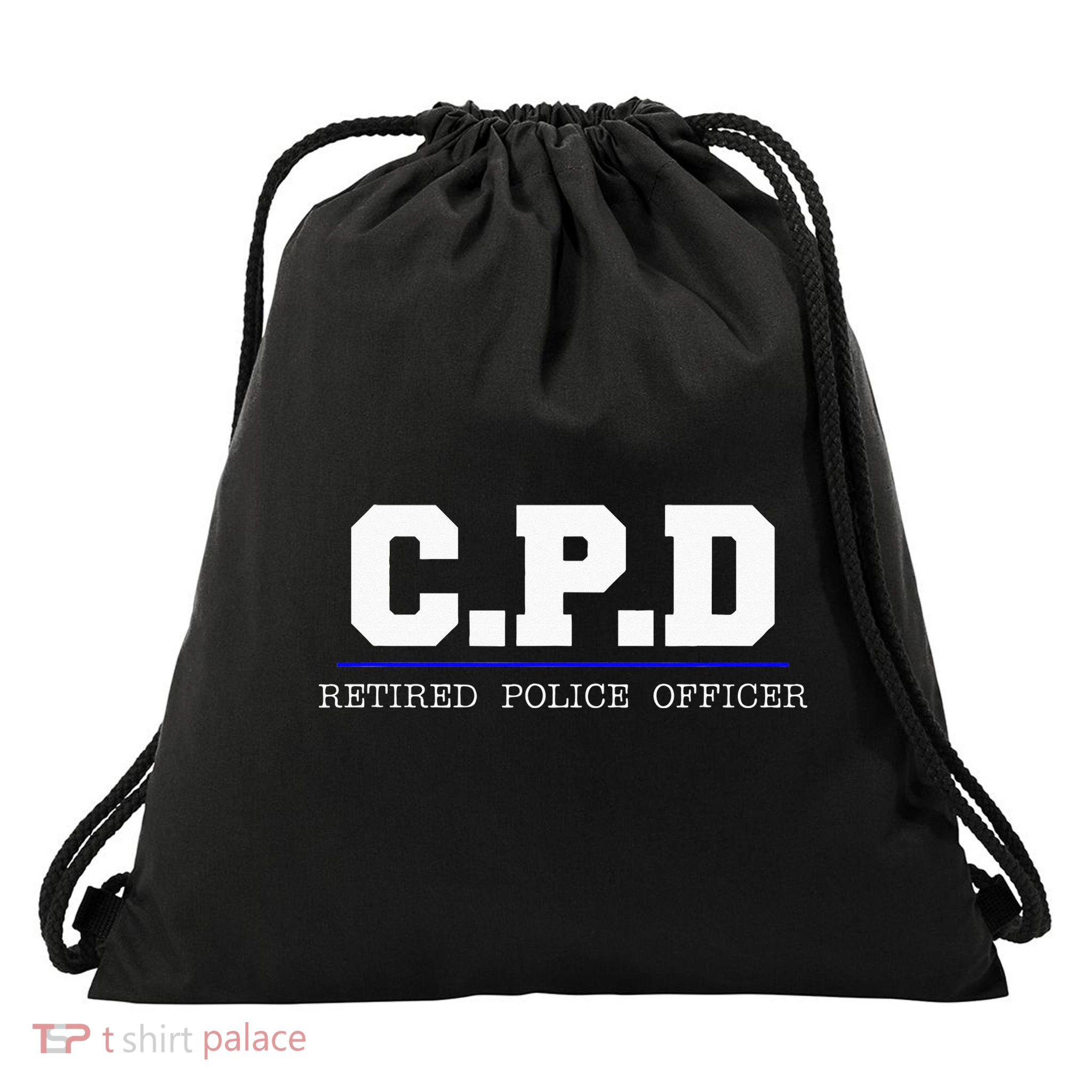 C.P.D Retired Police Officer Chicago PD Gift Drawstring Bag