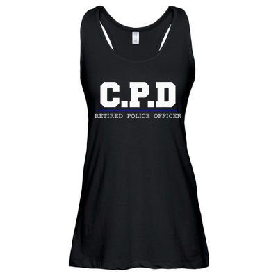 C.P.D Retired Police Officer Chicago PD Gift Ladies Essential Flowy Tank