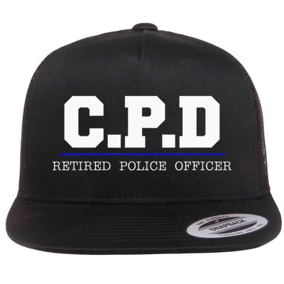 C.P.D Retired Police Officer Chicago PD Gift Flatbill Hat