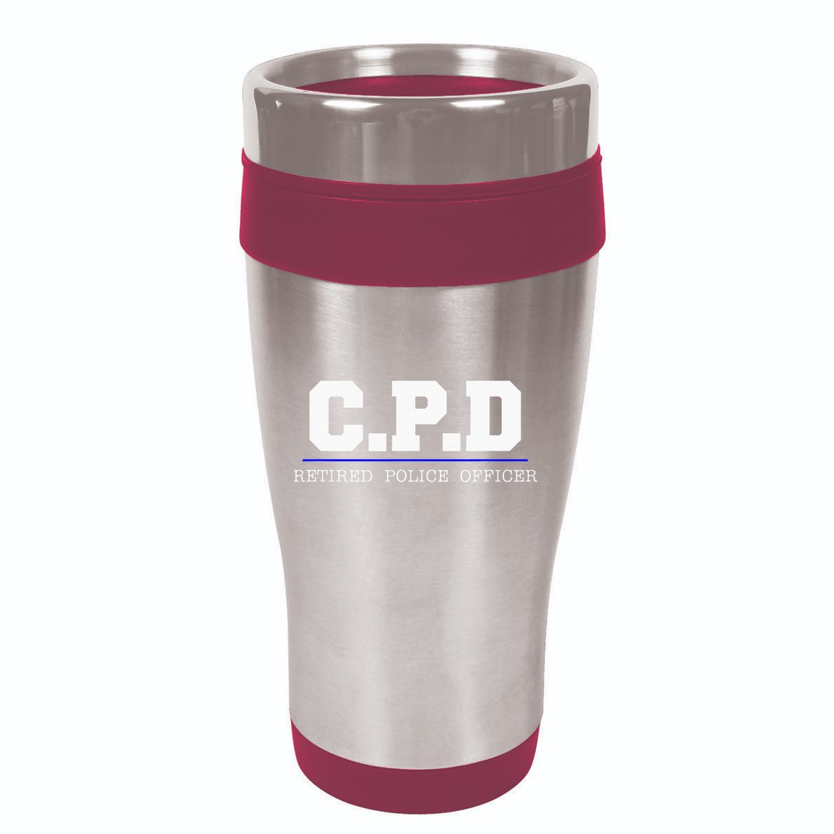 C.P.D Retired Police Officer Chicago PD Gift 16oz Travel Tumbler