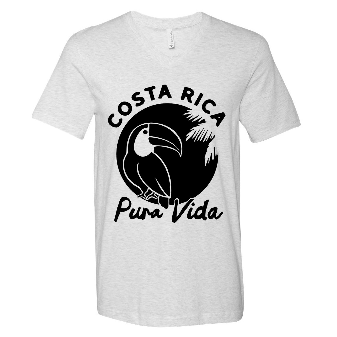 Costa Rica Pura Vida V-Neck T-Shirt