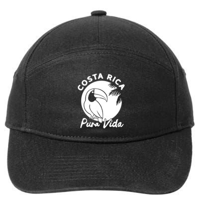 Costa Rica Pura Vida 7-Panel Snapback Hat