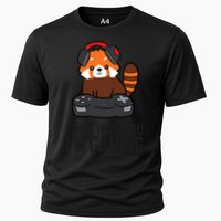 Cute Red Panda Gaming CanT Hear You IM Gaming Cooling Performance Crew T-Shirt