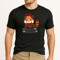 Cute Red Panda Gaming CanT Hear You IM Gaming Cooling Performance Crew T-Shirt