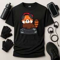 Cute Red Panda Gaming CanT Hear You IM Gaming Cooling Performance Crew T-Shirt