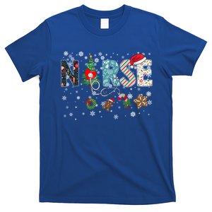 Christmas Rn Pride: Christmas Nurse Stethoscope Funny Gift T-Shirt