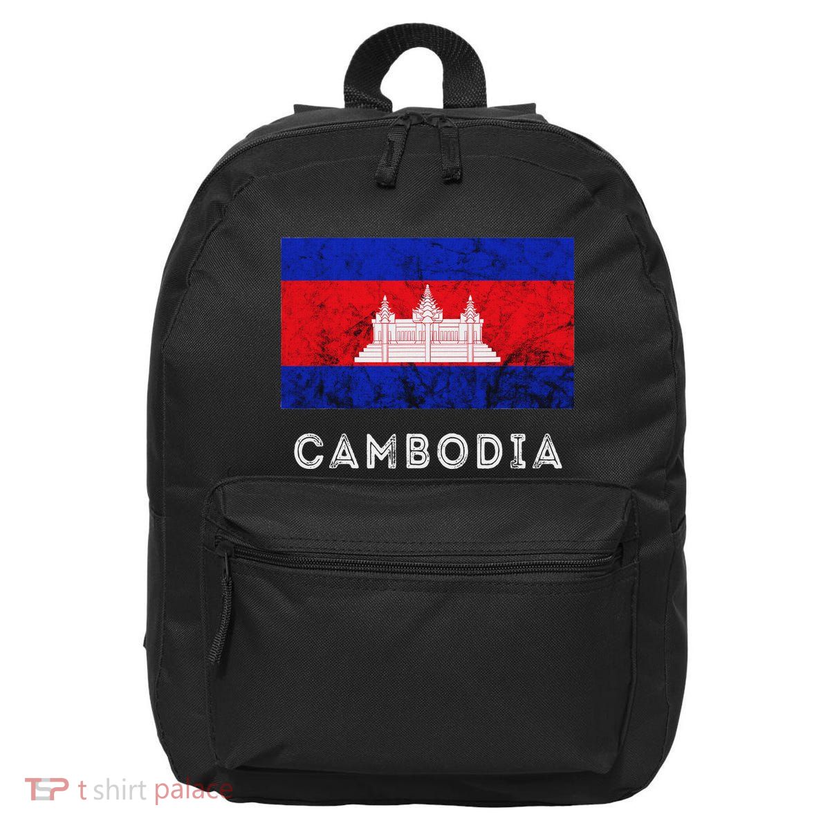 Cambodia Royal Palace Cambodian Flag Kampuchean Roots 16 in Basic Backpack