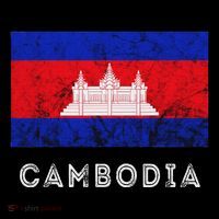 Cambodia Royal Palace Cambodian Flag Kampuchean Roots 16 in Basic Backpack