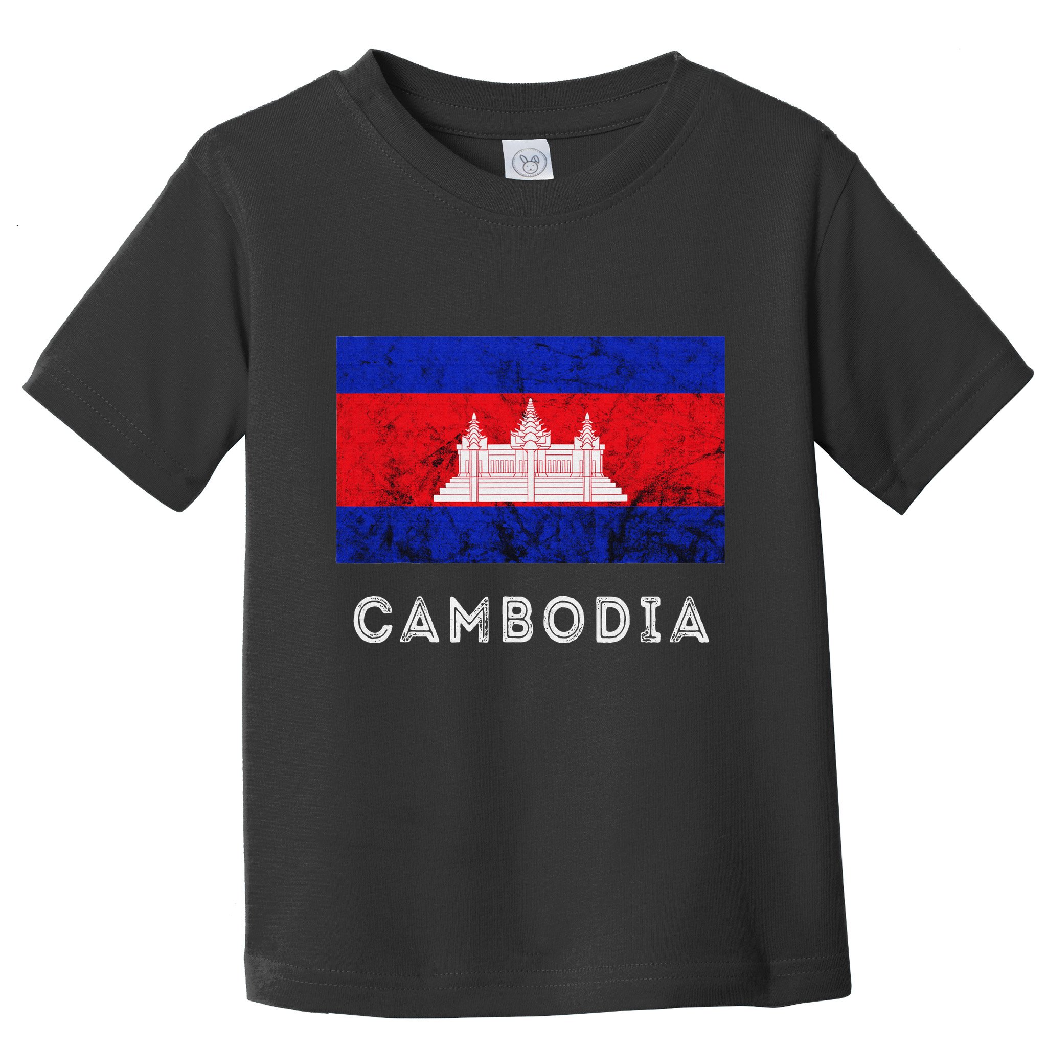 Cambodia Royal Palace Cambodian Flag Kampuchean Roots Toddler T-Shirt