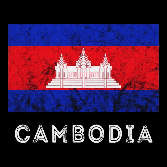 Cambodia Royal Palace Cambodian Flag Kampuchean Roots Toddler T-Shirt