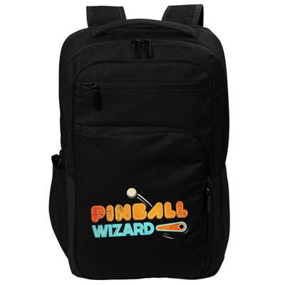 Classic Retro Pinball Design Pinball Wizard Impact Tech Backpack