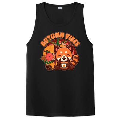 Cute Red Panda Autumn Vibes PosiCharge Competitor Tank