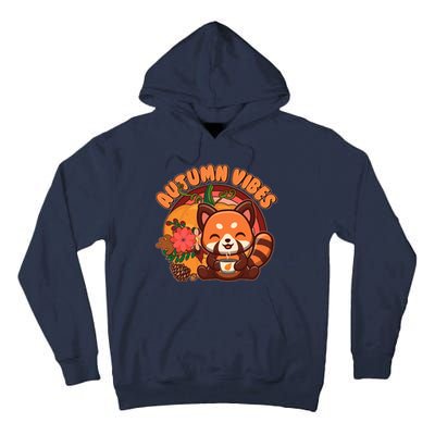 Cute Red Panda Autumn Vibes Tall Hoodie