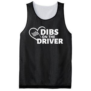 Car Racing Quote Race Wife / Friend Dibs On The Driver Gift Mesh Reversible Basketball Jersey Tank