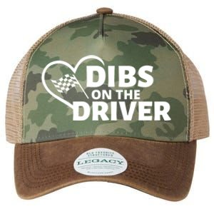 Car Racing Quote Race Wife / Friend Dibs On The Driver Gift Legacy Tie Dye Trucker Hat