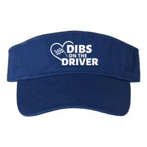 Car Racing Quote Race Wife / Friend Dibs On The Driver Gift Valucap Bio-Washed Visor