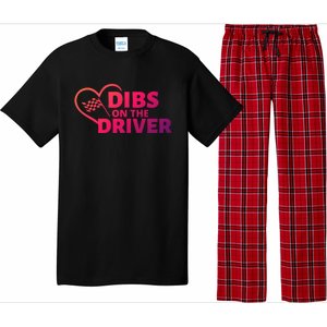 Car Racing Quote Race Wife / Friend Dibs On The Driver Gift Pajama Set