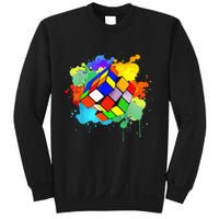 Cool Rubik Rubix Rubics Player Cube Watercolor Lovers Sweatshirt