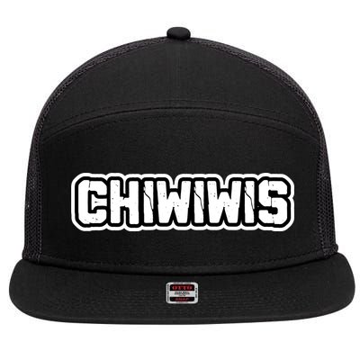 Chiwiwis Raul Rosas Jr Funny Mma Fighter 7 Panel Mesh Trucker Snapback Hat