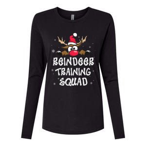 Christmas Running Reindeer Runner Training Squad Team Gifts  Womens Cotton Relaxed Long Sleeve T-Shirt