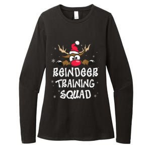 Christmas Running Reindeer Runner Training Squad Team Gifts  Womens CVC Long Sleeve Shirt