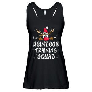 Christmas Running Reindeer Runner Training Squad Team Gifts  Ladies Essential Flowy Tank