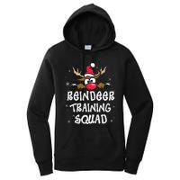 Christmas Running Reindeer Runner Training Squad Team Gifts  Women's Pullover Hoodie