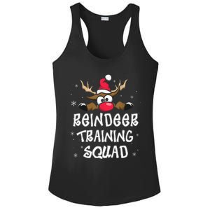 Christmas Running Reindeer Runner Training Squad Team Gifts  Ladies PosiCharge Competitor Racerback Tank