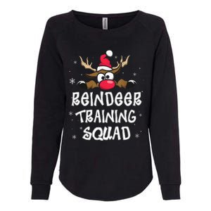 Christmas Running Reindeer Runner Training Squad Team Gifts  Womens California Wash Sweatshirt