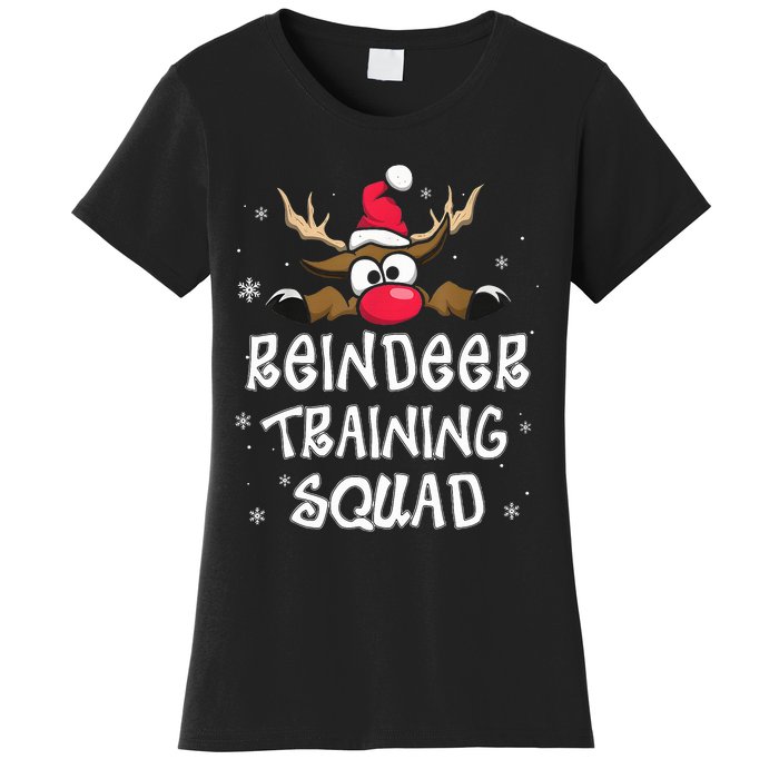 Christmas Running Reindeer Runner Training Squad Team Gifts  Women's T-Shirt