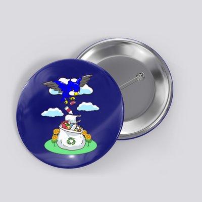 Cute Recycling Reduce Reuse Recycle Pollution Earth Day Cute Gift Button