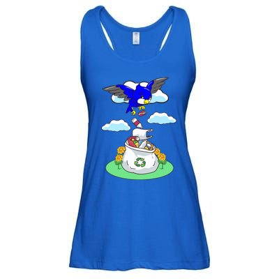 Cute Recycling Reduce Reuse Recycle Pollution Earth Day Cute Gift Ladies Essential Flowy Tank