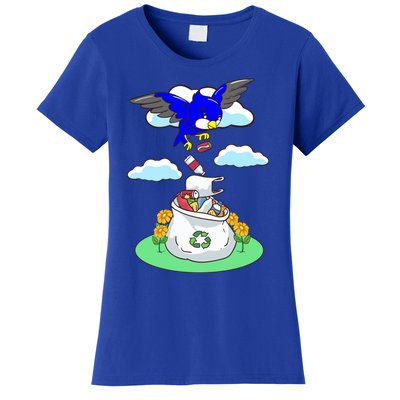 Cute Recycling Reduce Reuse Recycle Pollution Earth Day Cute Gift Women's T-Shirt