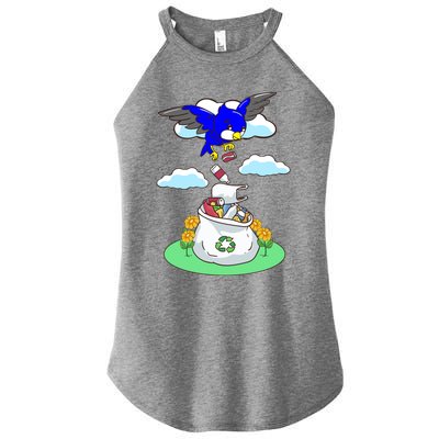 Cute Recycling Reduce Reuse Recycle Pollution Earth Day Cute Gift Women’s Perfect Tri Rocker Tank