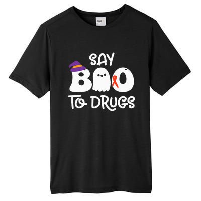 Cute Red Ribbon Week Say BOO To Drugs Say Yes To Halloween Tall Fusion ChromaSoft Performance T-Shirt