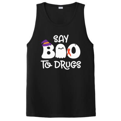 Cute Red Ribbon Week Say BOO To Drugs Say Yes To Halloween PosiCharge Competitor Tank