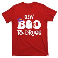 Cute Red Ribbon Week Say BOO To Drugs Say Yes To Halloween T-Shirt