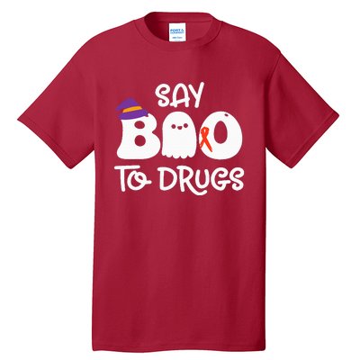 Cute Red Ribbon Week Say BOO To Drugs Say Yes To Halloween Tall T-Shirt