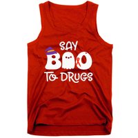 Cute Red Ribbon Week Say BOO To Drugs Say Yes To Halloween Tank Top