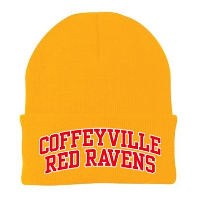 Coffeyville Red R.Avens Community College Knit Cap Winter Beanie