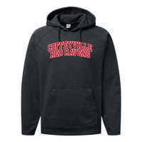 Coffeyville Red R.Avens Community College Performance Fleece Hoodie