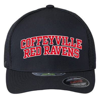 Coffeyville Red R.Avens Community College Flexfit Unipanel Trucker Cap