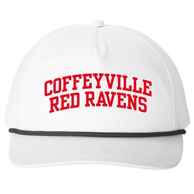 Coffeyville Red R.Avens Community College Snapback Five-Panel Rope Hat