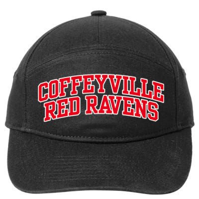 Coffeyville Red R.Avens Community College 7-Panel Snapback Hat