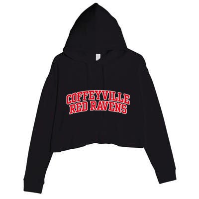 Coffeyville Red R.Avens Community College Crop Fleece Hoodie