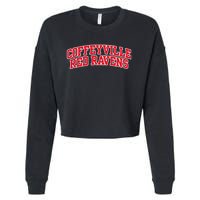 Coffeyville Red R.Avens Community College Cropped Pullover Crew