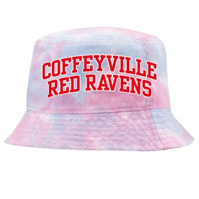 Coffeyville Red R.Avens Community College Tie-Dyed Bucket Hat