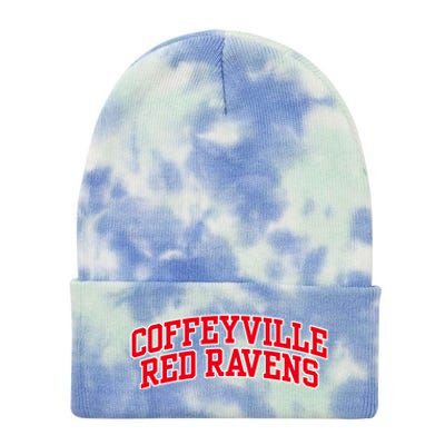 Coffeyville Red R.Avens Community College Tie Dye 12in Knit Beanie