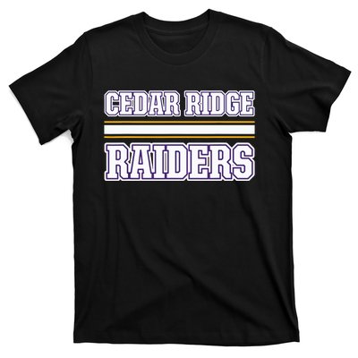 Cedar Ridge Raiders Horizontal Stripes T-Shirt