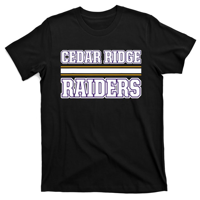 Cedar Ridge Raiders Horizontal Stripes T-Shirt